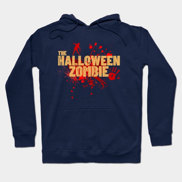 The Halloween Zombie Blood Hoodie by bert englefield 